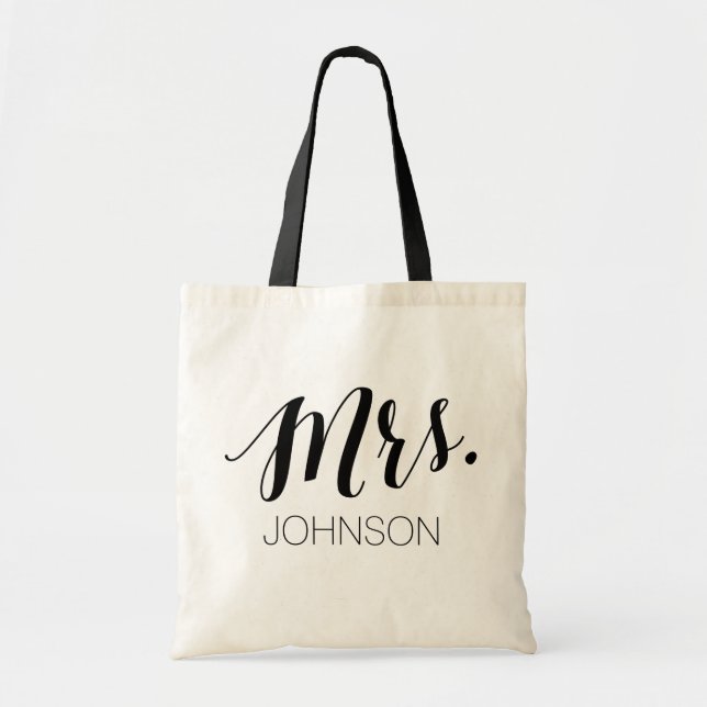 Bolso De Tela Sra. Tote Bag personalizada (Frente)