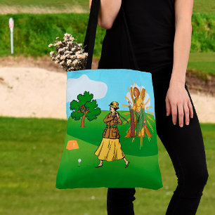 Bolso De Tela SS. Andrew y Jude con dos mujeres golfistas