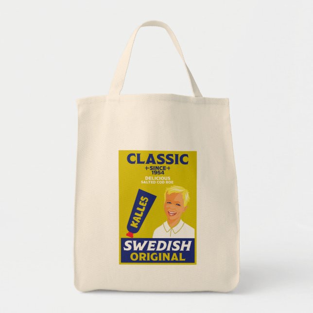 Bolso De Tela Ssmörgåskaviar Fish Kaviar (Frente)