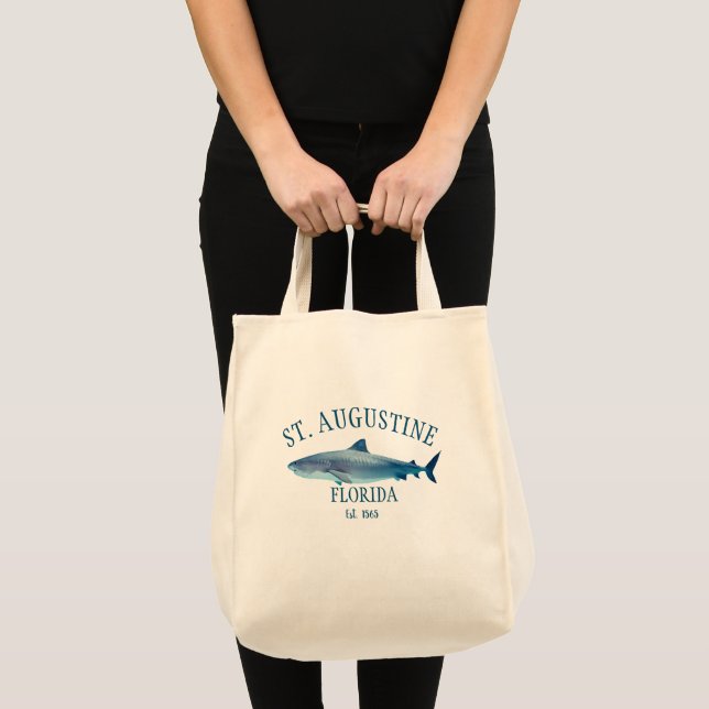 Bolso De Tela St Augustine EST 1565 Florida Beach (Anverso (producto))