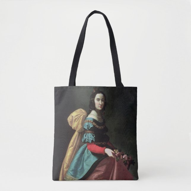 Bolso De Tela St. Elizabeth de Portugal 1640 (Anverso)