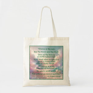 Bolso De Tela St. Hildegard de Bingen Cita Tote Bag
