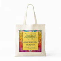 St. Hildegard de Bingen Cita Tote Bag