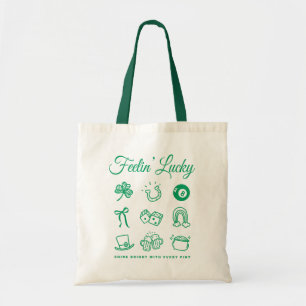Bolso De Tela St Patricks Day Cute Doodle Art Lucky Irlandés