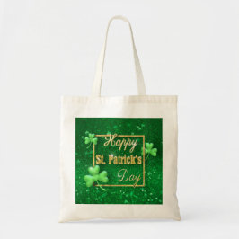 Bolso De Tela St. Patrick's Day Gold Shamrock