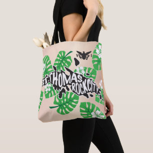Bolso De Tela St. Thomas "Rock City" Tropical, Rosa de oro