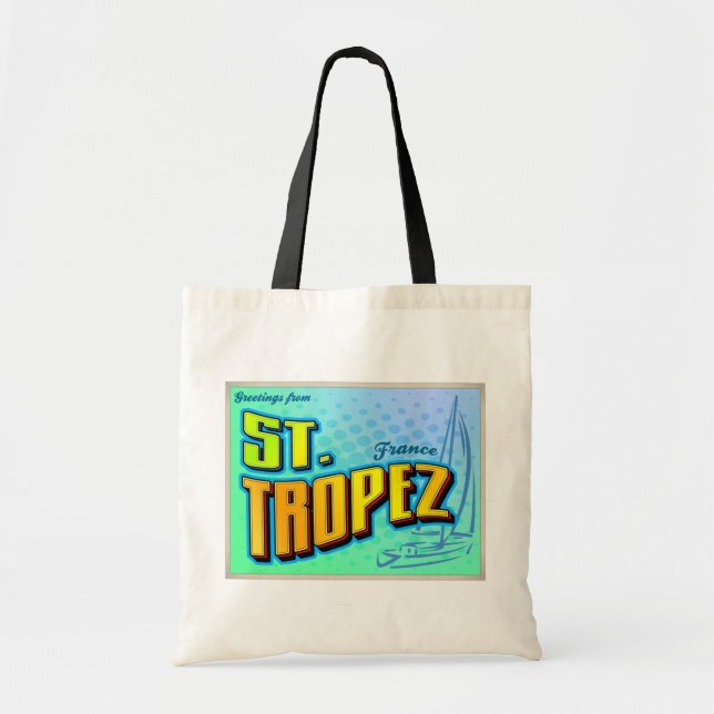 BOLSO DE TELA ST TROPEZ (Frente)