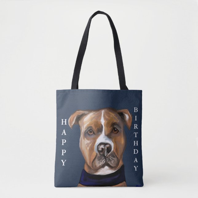 BOLSO DE TELA STAFFORDSHIRE TERRIER (Anverso)