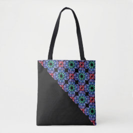 Bolso De Tela Stained Glass (Triangular - Midnight)