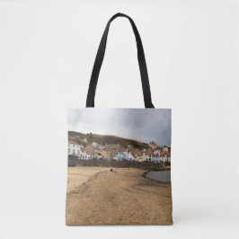 Bolso De Tela Staithes Harbour Beach and Village Front