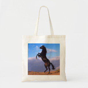 Bolso De Tela Stallion negro