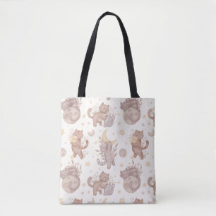 Bolso De Tela Star Kittens
