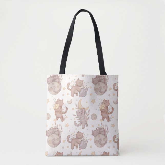 Bolso De Tela Star Kittens (Anverso)