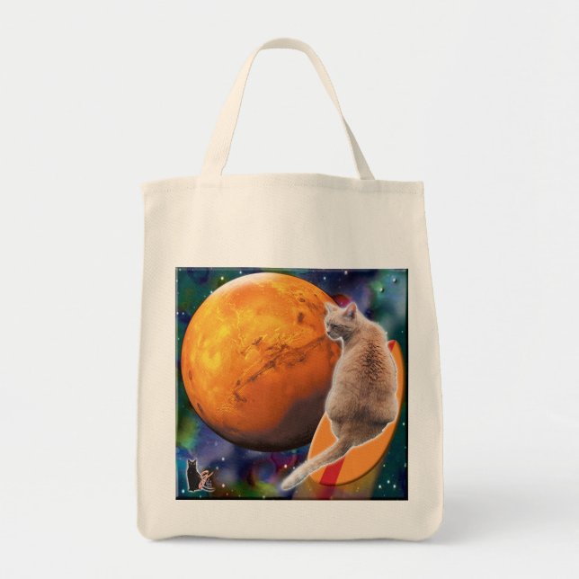 Bolso De Tela Star Surfer-Cat Chili Pepper (Frente)