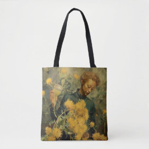 Bolso De Tela Star Thistle Honey