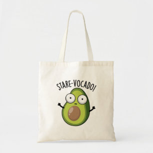 Bolso De Tela Stare-vocado Funny Aguacate Pun