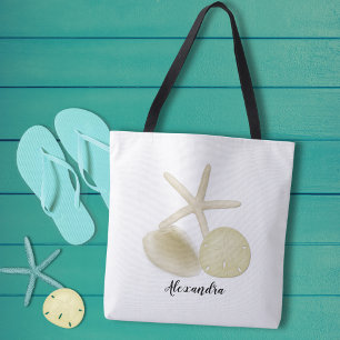 Bolso De Tela Starfish and Sea Shells
