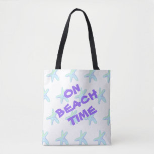 Bolso De Tela Starfish en tiempo de playa
