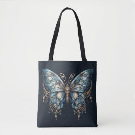 Bolso De Tela Starlit Wings Celestial Moth – Lunar Magic Art 