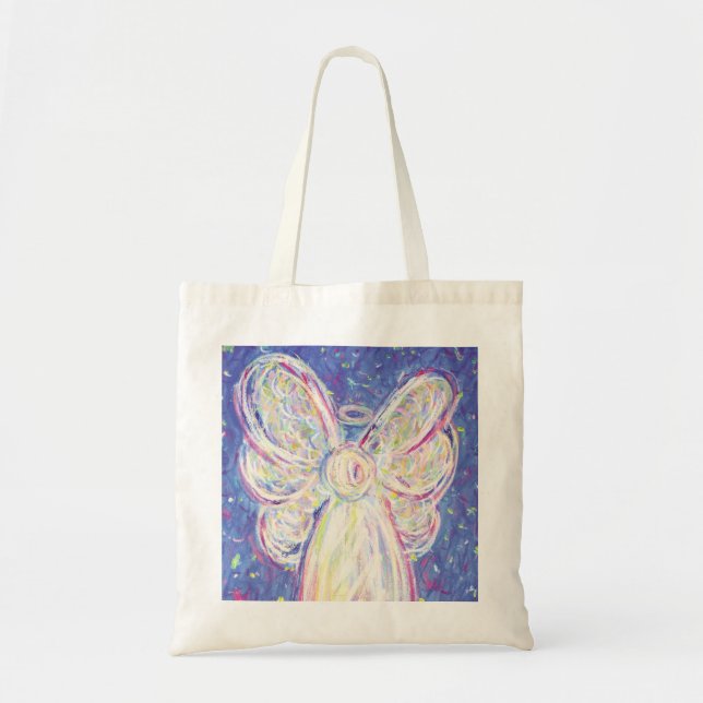Bolso De Tela Starry Night Angel Art Tote Bag (Frente)