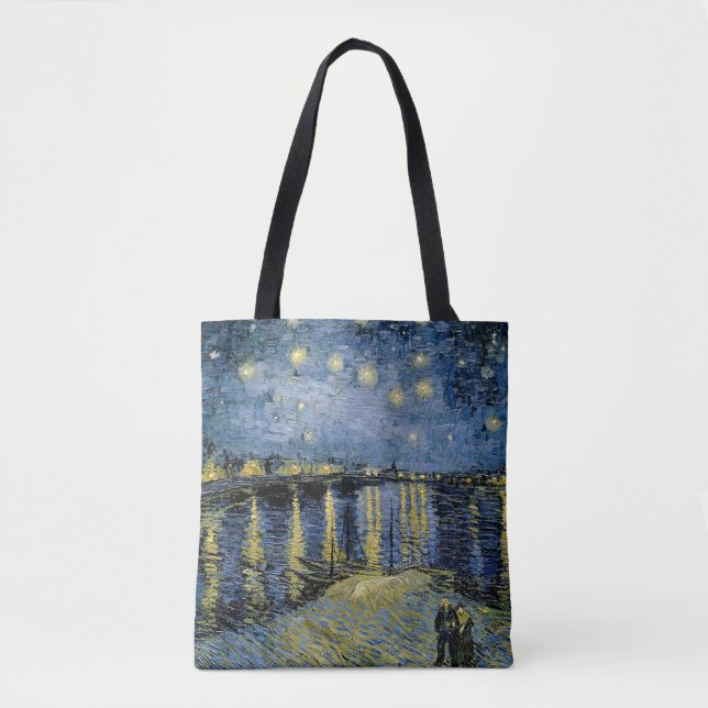 Bolso De Tela Starry Night Vincent van Gogh (Anverso)