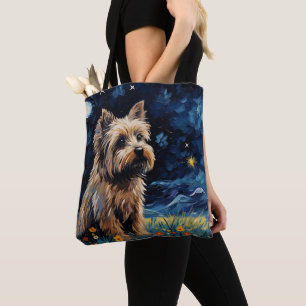 BOLSO DE TELA STARRY NOCHE TEMÁTICO CAIRN TERRIER DOG