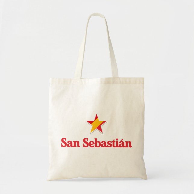 Bolso De Tela Stars of Spain – San Sebastian (Frente)