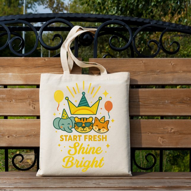 Bolso De Tela Start Fresh – Shine Bright Tote (Subido por el creador)