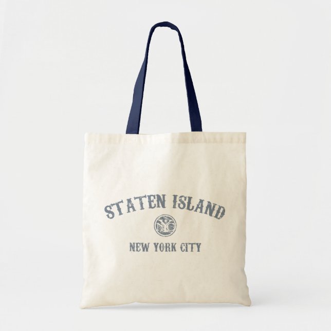 Bolso De Tela *Staten la isla (Frente)