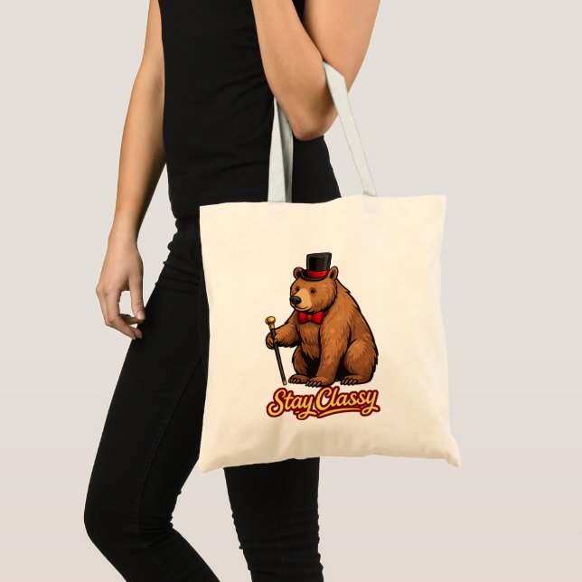 Bolso De Tela Stay Classy (Anverso (producto))