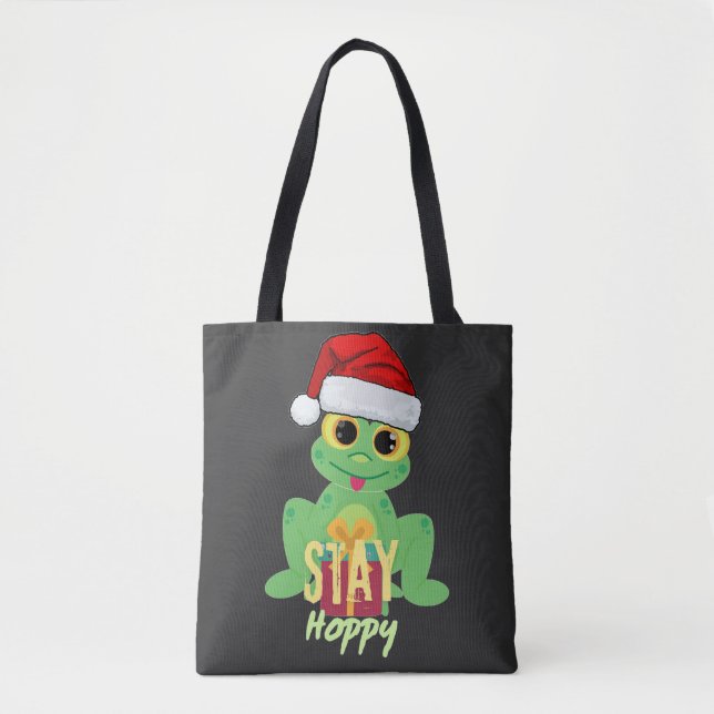 Bolso De Tela Stay Hoppy (Anverso)