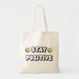 Bolso De Tela Stay Positive