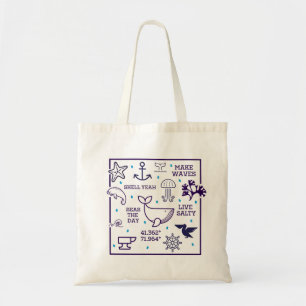 Bolso De Tela Stay Salty WM tote bag