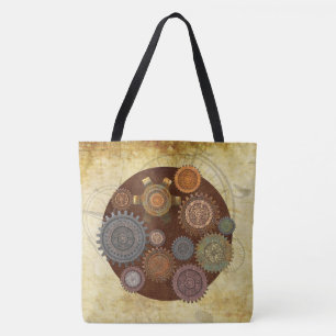 Bolso De Tela Steam Elegance Steampunk
