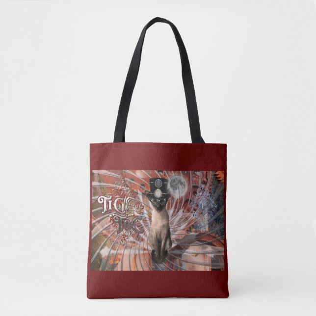 Bolso De Tela Steampunk Time Traveler Meezer (Anverso)