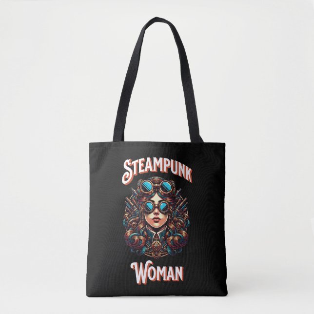 Bolso De Tela Steampunk Woman (Anverso)