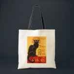 Bolso De Tela Steinlen: Charla Noir<br><div class="desc">Un bolso de compras clásico hermoso de Nouveau del arte que ofrece un arte del poster para el cabaret Le Chat Noir,  pintado por el pintor y el printmaker franceses Suizo-nacidos Théophile Alejandro Steinlen de Nouveau del arte.</div>