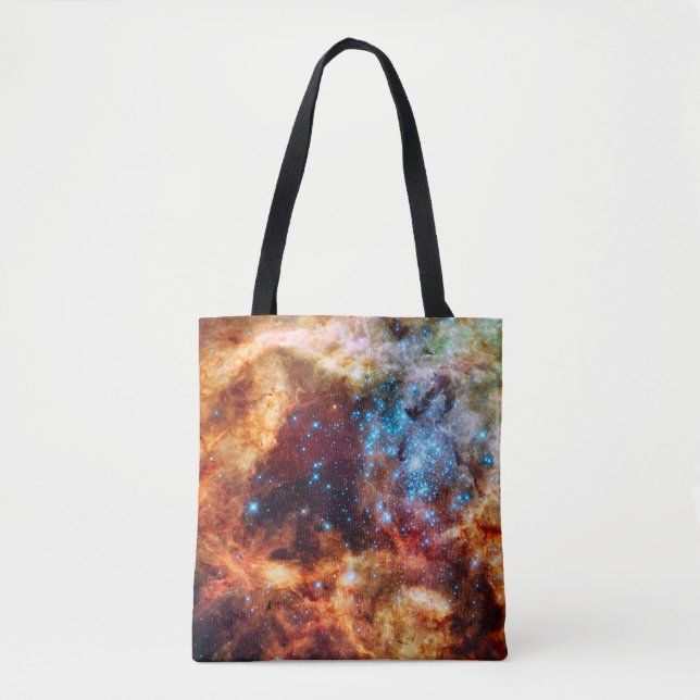 Bolso De Tela Stellar Nursery R136 Tarantula Nebula NASA Foto (Anverso)