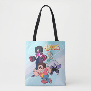 Bolso De Tela Steven Universe   Acción del Grupo Crystal Gem