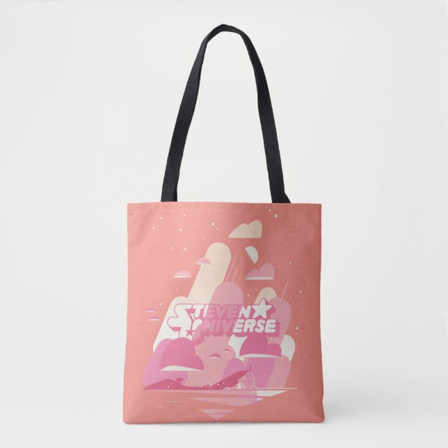 Bolso De Tela Steven Universe | Ciudad de la playa (Anverso)