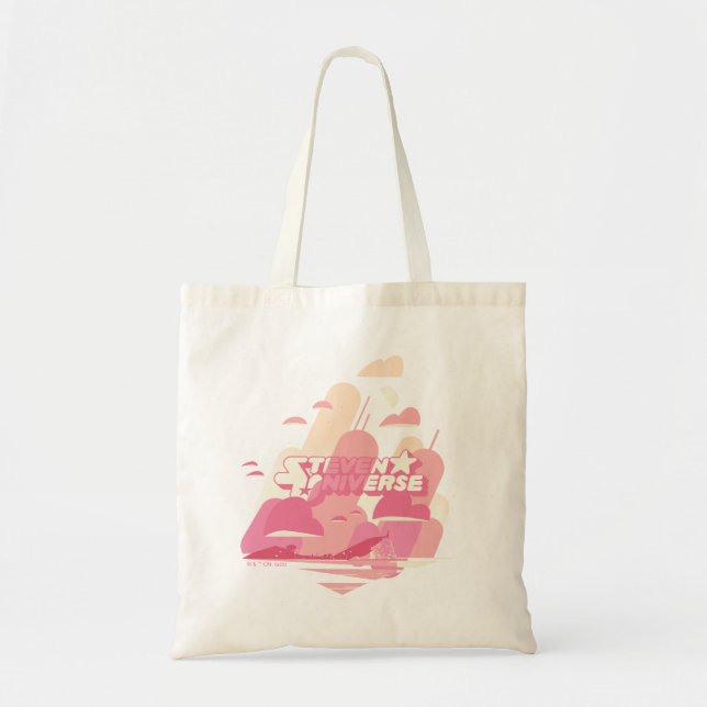 Bolso De Tela Steven Universe | Ciudad de la playa (Frente)