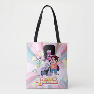 Bolso De Tela Steven Universe   Crystal Gem Group Huddle