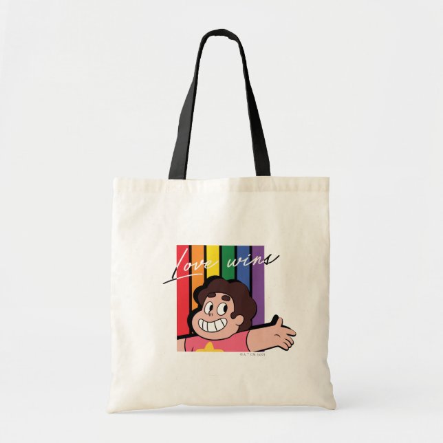 Bolso De Tela Steven Universe - El amor gana (Frente)