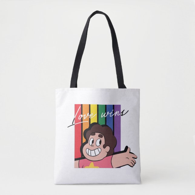 Bolso De Tela Steven Universe - El amor gana (Anverso)