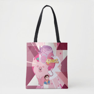 Bolso De Tela Steven Universe Legado Rosa Quartz