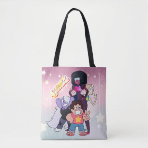 Bolso De Tela Steven Universe   Pose del grupo de gemas de crist