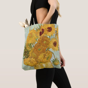 Bolso De Tela Stilleben Sunflowers de Vincent van Gogh