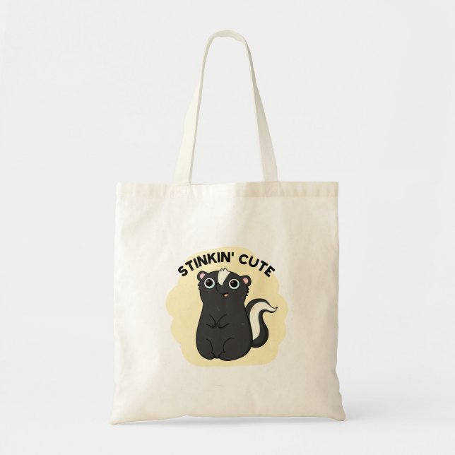 Bolso De Tela Stinkin Funny Adorable Skunk Pun (Frente)