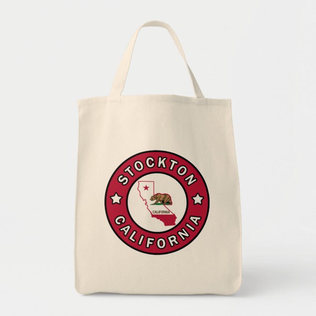 Bolso De Tela Stockton California (Frente)