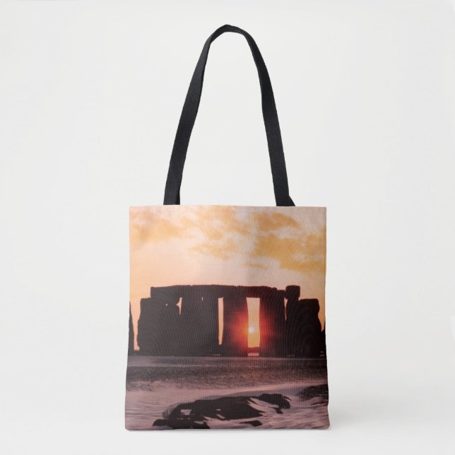 Bolso De Tela Stonehenge, solsticio de invierno (Anverso)